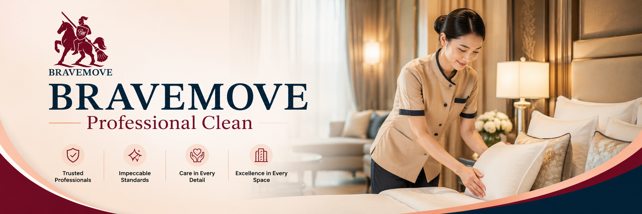 BRAVEMOVE — Premium hotel room housekeeping