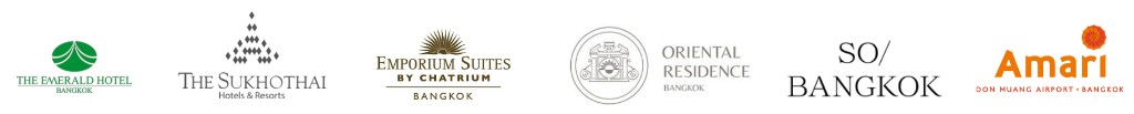 The Emerald, The Sukhothai, Emporium Suites, Oriental Residence, SO/, Amari